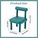 Delorigin 5 juegos 5 colores plástico mini silla forma soporte para teléfono celular AJEW-DR0001-04-2