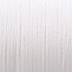 平らなワックス糸ストリング  マイクロマクラメコード  革縫い用  ホワイト  0.8mm  約109.36ヤード（100m）/ロール YC-P003-A15-3