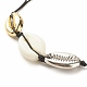 Bracelet de perles tressées en acrylique et alliage avec mauvais œil au chalumeau BJEW-JB08131-02-4