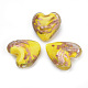 Perles vernissées de sable d'or manuelles  LAMP-R138-03-2