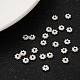 Alloy Beads Daisy Spacer Beads LF1249Y-01S-RS-4