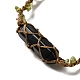 Браслеты из натурального обсидиана BJEW-K225-01D-2