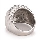 304 strukturierter klobiger Ring aus Edelstahl für Damen RJEW-B040-17B-P-3
