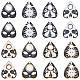 Sunnyclue 32 pièces 8 pendentifs en alliage d'émail de planchette de style ENAM-SC0004-39-1