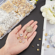 Nbeads 720Pcs 3 Style 2 Colors Iron Rhinestone Spacer Beads IFIN-NB0001-39-3