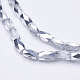 Placcare trasparente perle di vetro fili EGLA-E046-H04-3