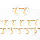Handmade Brass Scalloped Bar Chains CHC-S012-098-4
