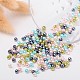 Pastel mix perles perles de verre nacrées HY-X006-4mm-12-3