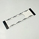 ディスプレイアクセサリー台紙  ネックレスに使用  ブレスレットやペンダント  ホワイト  140x43mm NDIS-D004-10-2