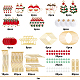 Sunnyclue 237 pièce bricolage kits de fabrication de boucles d'oreilles sur le thème de Noël DIY-SC0015-05-2