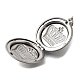 Подвески-медальоны из нержавеющей стали 316 STAS-C123-04B-P-2