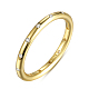 Lucidatura di autentici anelli in oro giallo 14k placcato 925 zirconi cubici RJEW-FF0001-12-17mm-1