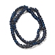 Chapelets de perles en verre électroplaqué&nbsp;EGLA-Q127-A02-01E-2