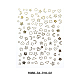 Металлические наклейки для ногтей MRMJ-R088-34-318-02-2