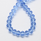 Cornflower Blue Color Faceted Rondelle Handmade Imitate Austrian Crystal Glass Beads X-G02YI0A3-2