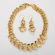 CCB Plastic Jewelry Sets for Women: Earrings & Necklaces SJEW-JS00689-1