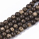Fili di perline in legno di bodhi non colorato e naturale X-WOOD-T024-012-1