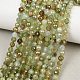 Естественный зеленый гранат бисер нитей&nbsp;G-B175-D12-5mm-1