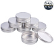 BENECREAT 12 Pcs 100ml Aluminum Tin Jars CON-BC0004-26P-100ml-1