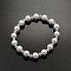 Trendy Shell Pearl Beads Stretch Bracelets BJEW-F148-01-1