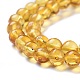 Perles d'ambre naturel brins G-K308-C01-5mm-2