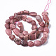 Brins de perles de rhodochrosite argentine naturelles G-R465-38-2