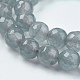 Chapelets de perles de jade naturel X-G-R166-8mm-15-3