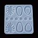 Stampi in silicone per orecchini pendenti fai da te X-DIY-L021-68-2