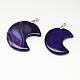 Moon Dyed Natural Agate Big Pendants G-Q942-42-2