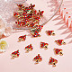 SUNNYCLUE 1 Box 30Pcs Enamel Mushroom Charms Red Mushroom Charm Bulk Alloy Magic Plant Mushrooms Charm for Jewellery Making Charms Supplies Accessories DIY Necklace Bracelet Earring Craft Beginners FIND-SC0004-26-4