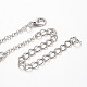 Iron Tassel Armlet/Arm Link Bracelets AJEW-P033-14B-4