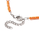 Glass Seed Beaded Necklace for Women NJEW-JN04258-7