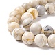 Chapelets de perles en turquoise de HuBei naturelle G-K317-A08-02-3