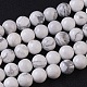 Chapelets de perles en howlite naturelle G-D855-13-6mm-1
