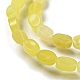 Natürliche Zitronen Jade Perlen Stränge G-M420-H09-03-4