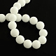 Chapelets de perle rondes en jade naturel teinté G-Q937-10mm-20-2