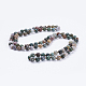 Colliers avec perles en agate indienne naturelle NJEW-P202-36-A34-1