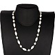 Glas Perlen Halsketten NJEW-PH00687-4