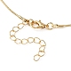Ожерелье из латунной круглой змеиной цепи для мужчин и женщин MAK-YW0001-09-2