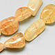 Chapelets de perles de citrine naturelle G-Q948-45-1