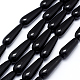 Natural Obsidian Beads Strands X-G-F518-15-1