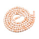 Baking Painted Glass Round Bead Strands DGLA-Q019-6mm-61-3