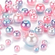 497 pz 5 stile arcobaleno abs imitazione perle di plastica perle OACR-YW0001-07A-7