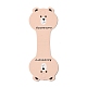 Fold Over Bear Shaped Cardboard Paper Jewelry Display Cards for Necklace & Bracelet Storage CDIS-A006-05-1