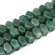 Естественный зеленый авантюрин бисер нитей G-D091-A28-4