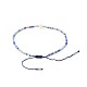 Bracelets réglables de perles tressées avec cordon en nylon BJEW-P256-B18-5