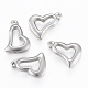 304 Stainless Steel Open Charms X-STAS-H420-22P-1
