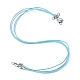 Gewachstes Polyester Schnur Halskette machen AJEW-PH01341-10-1