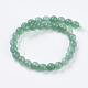 Natural Green Aventurine Beads Strands L-G-G099-6mm-17-2