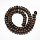 Natural Mahogany Obsidian Beads Strands G-T122-02H-2